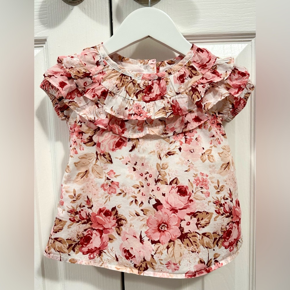 Janie and Jack 2T Girls Top Like New - Lovely!
